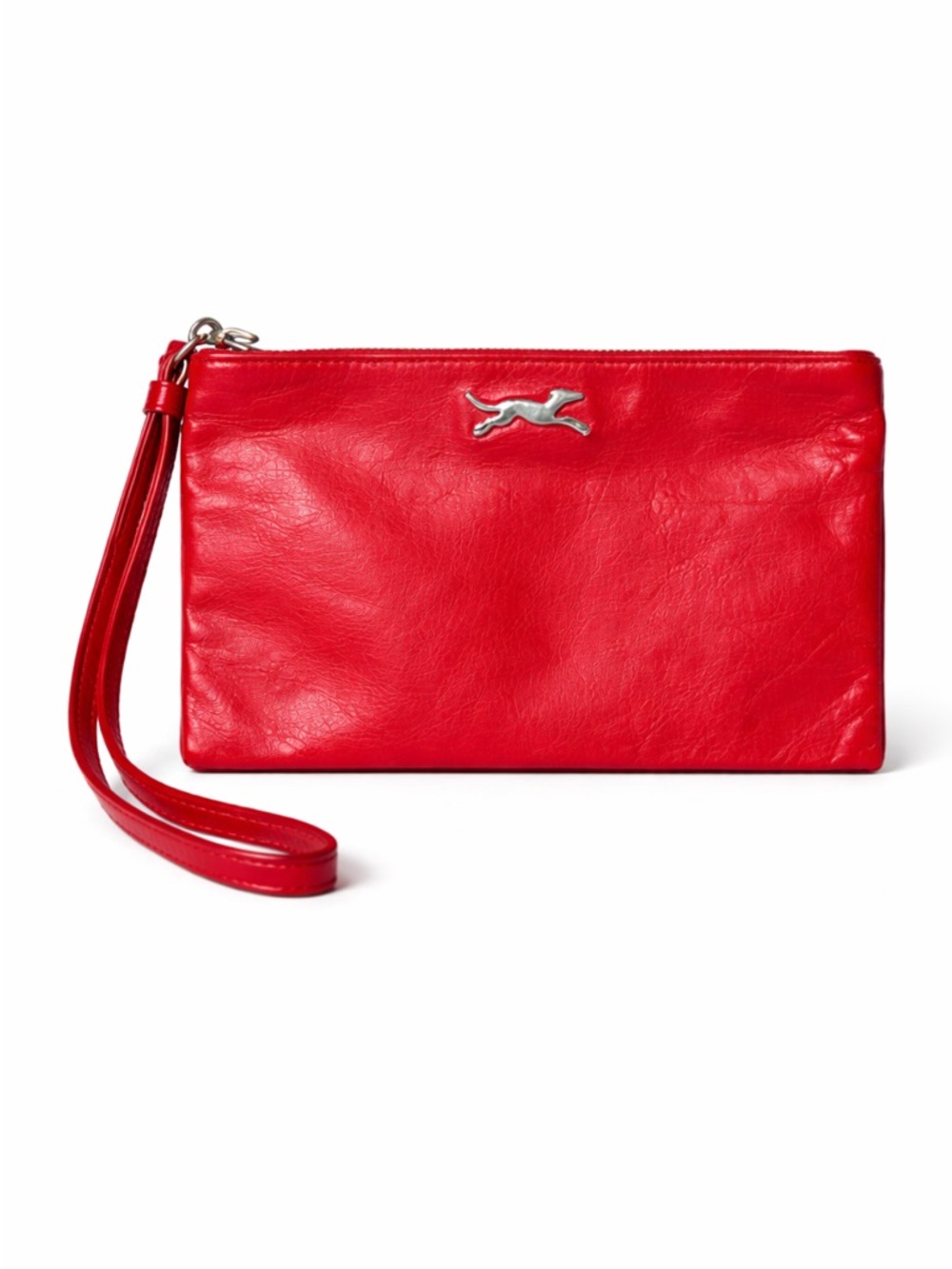 Bimba & Lola Red Leather Wristlet